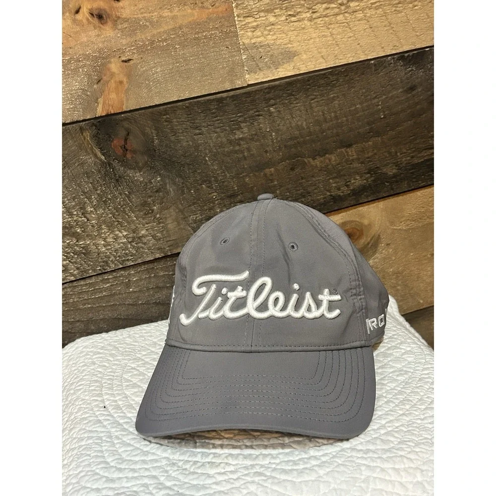 Titleist Golf Tour Performance FJ/ProV1 Adjustable Hat/Cap COLOR: Grey